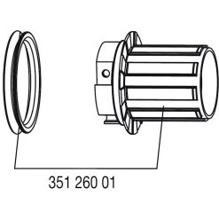 Mavic Freewheel Body ITS 4 + Seal Without Pawls - 35126001