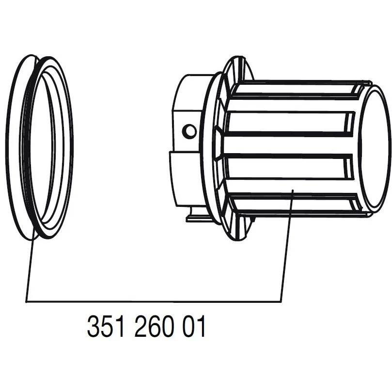 Mavic Freewheel Body ITS 4 + Seal Without Pawls - 35126001 3 Mavic Freewheel Body ITS 4 + Seal Without Pawls - 35126001
