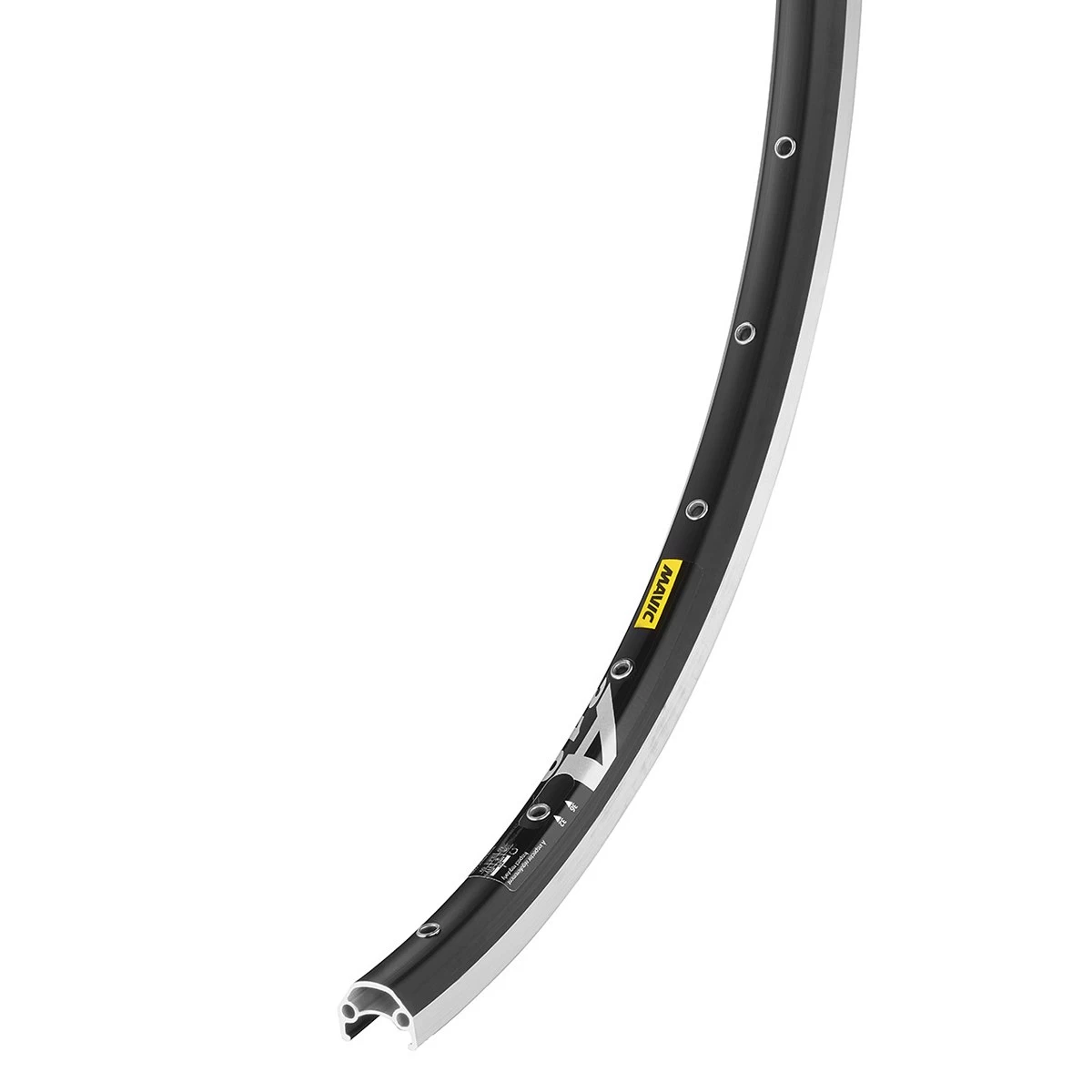 Shimano | Mavic - Deore Trekking HB-T610 | A319 - 28 Inch Front Wheel - Rim Brake - QR - Black/silver 5 Shimano | Mavic - Deore Trekking HB-T610 | A319 - 28 Inch Front Wheel - Rim Brake - QR - Black/silver - Image 3