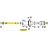 Mavic Rear Wheel Axle For Ksyrium Elite/Pro/SLE - V2250501 -Mavic 179583 00 d 326328