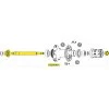 Mavic Rear Wheel Axle For Ksyrium Pro Disc Center Lock From 2015 - V2250401 -Mavic 179612 00 d 326412