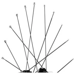 Mavic Spokes 289mm For Cosmic CXR 60 Clincher 2014 Front Wheel & Rear Wheels - Non Drive Side (10 Pieces) - 32976801 - Black