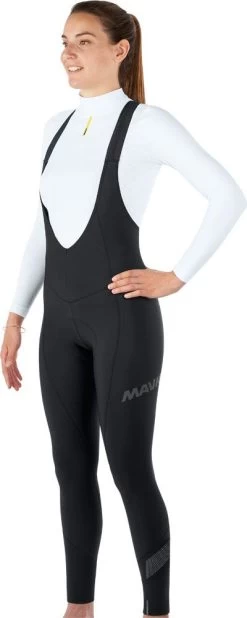Mavic Essential Thermo - Women's Bib Tights With Pad Trousers Long | Bike-Discount -Mavic Mavic Essential Thermo Damen Tragerhose mit Polster C1629120 4 1280x1280