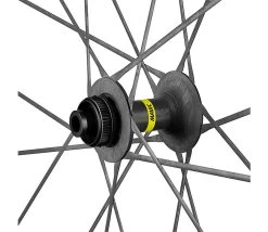 Mavic Cosmic Ultimate T Disc Carbon Wheelset - Tubular - Centerlock - FW: 12x100/QR | RW: 12x142mm/QR - Black -Mavic f90211 1001914