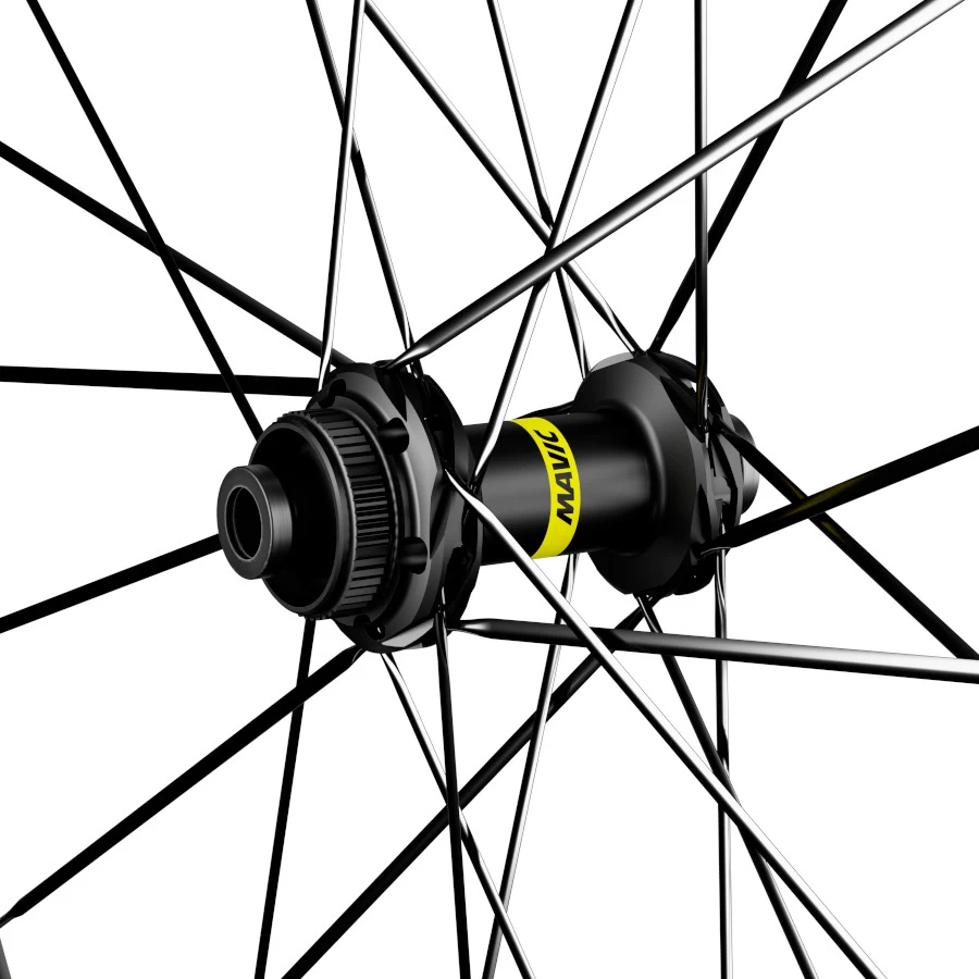 Mavic Cosmic SLR 65 Disc Carbon UST Wheelset | Centerlock | 12x100mm / 12x142mm - Shimano HG 5 Mavic Cosmic SLR 65 Disc Carbon UST Wheelset | Centerlock | 12x100mm / 12x142mm - Shimano HG - Image 3