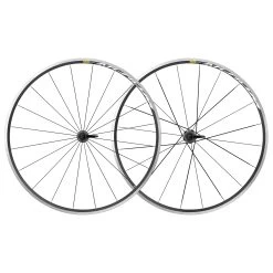 Mavic Aksium Wheelset Clincher - 9x100mm/QR | 9x130mm/QR - Black/silver