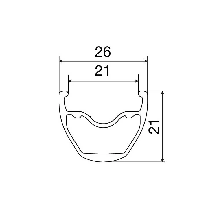 Mavic Crossride FTS-X 26 Wheelset - 26" | Aluminum | Clincher | 6-Bolt | 15x100mm/QR 135 - HG - Black 8 Mavic Crossride FTS-X 26 Wheelset - 26" | Aluminum | Clincher | 6-Bolt | 15x100mm/QR 135 - HG - Black - Image 6