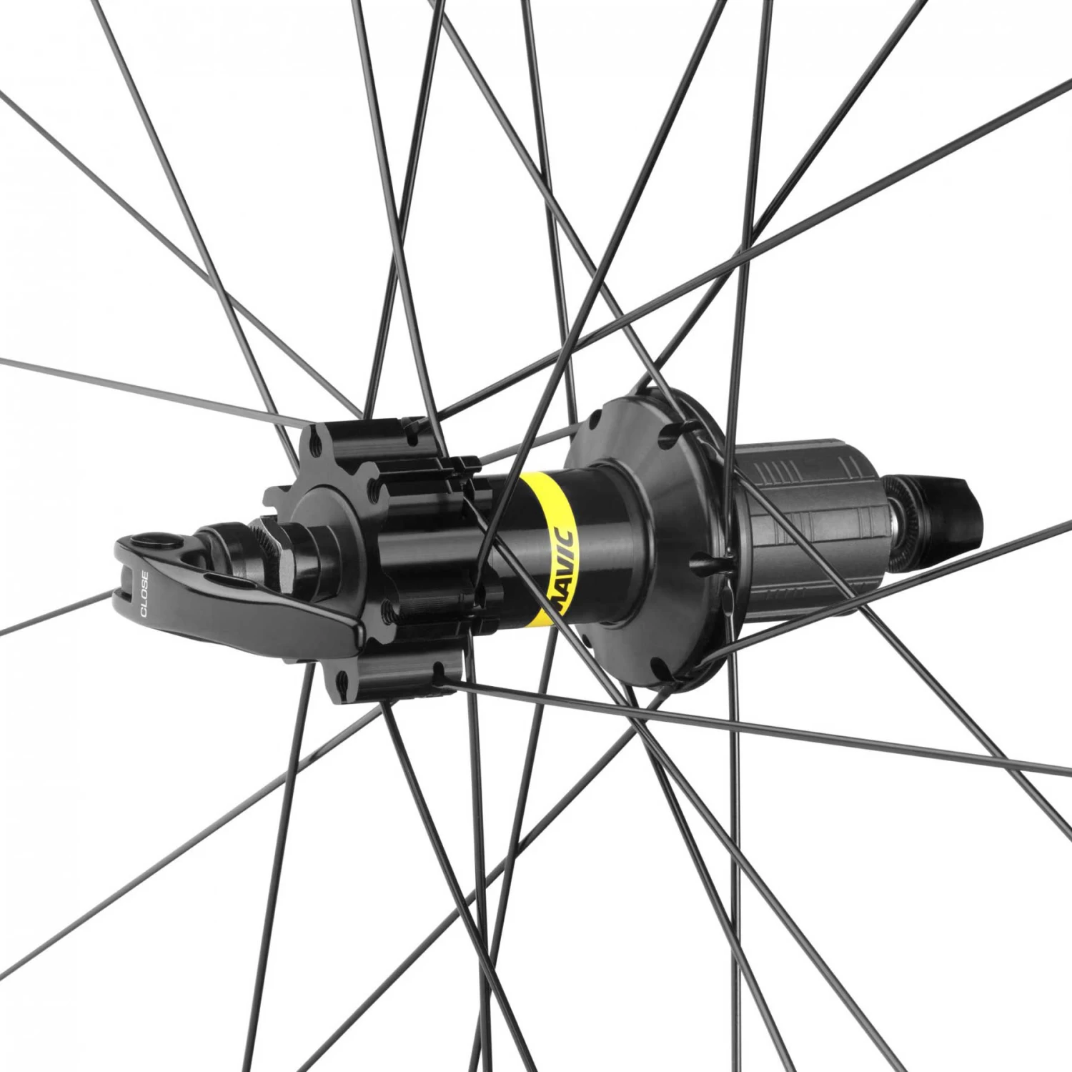 Mavic Crossride FTS-X 26 Wheelset - 26" | Aluminum | Clincher | 6-Bolt | 15x100mm/QR 135 - HG - Black 7 Mavic Crossride FTS-X 26 Wheelset - 26" | Aluminum | Clincher | 6-Bolt | 15x100mm/QR 135 - HG - Black - Image 5
