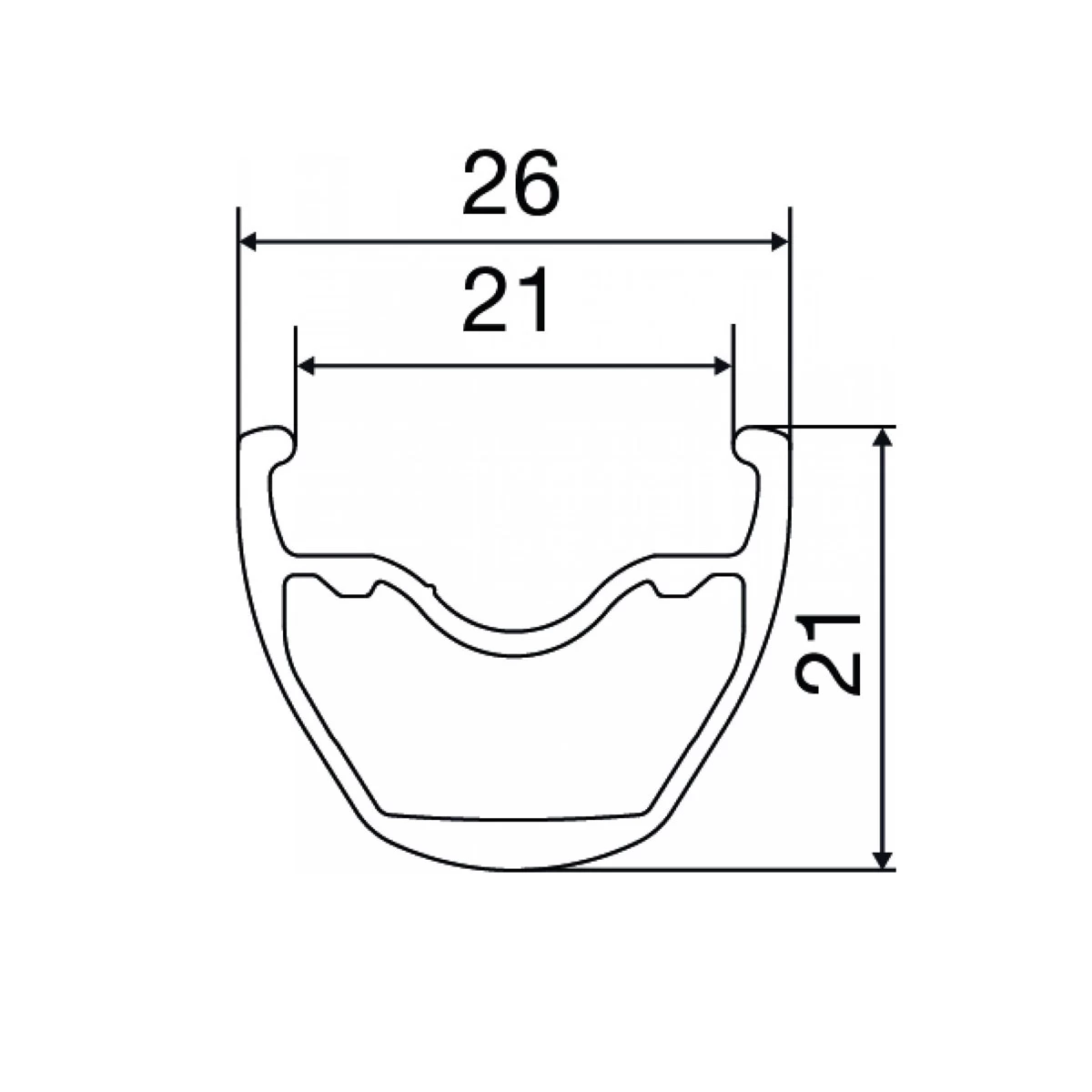 Mavic Crossride FTS-X 27.5 Rear Wheel - 27.5" | Aluminum | Clincher | 6-Bolt | QR 135 - Black - 2nd Choice 5 Mavic Crossride FTS-X 27.5 Rear Wheel - 27.5" | Aluminum | Clincher | 6-Bolt | QR 135 - Black - 2nd Choice - Image 3