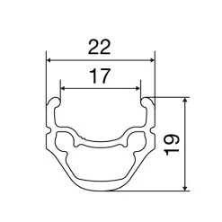 Mavic Crossride UB Front Wheel - 26" | Aluminum | Clincher | QR 100 - Black -Mavic mavic crossride profil 1304295