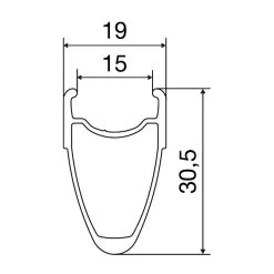Mavic Ellipse Track Rear Wheel Clincher - Black -Mavic mavic ellipse bahn d 1304477