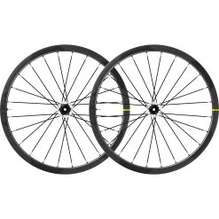 Mavic Cosmic SLR 32 Disc Carbon UST Wheelset - Centerlock - FW: 12x100mm/QR | RW: 12x142mm/QR - Shimano HG