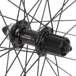 Shimano | Mavic - Deore FH-M6000 | XM 119 - 26 Inch Rear Wheel - Centerlock - QR - Black -Mavic shimano mavic deore fh m6000 xm 119 26inch rearwheel centerlock qr2 1496349