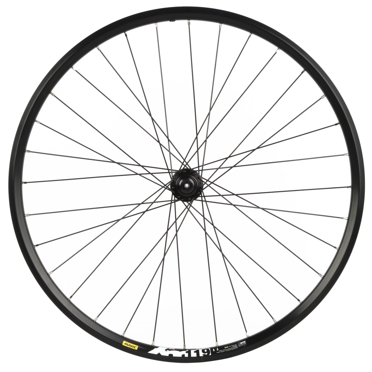 Shimano | Mavic - Deore HB-M6000 | XM 119 - 26 Inch Front Wheel - Centerlock - QR - Black 3 Shimano | Mavic - Deore HB-M6000 | XM 119 - 26 Inch Front Wheel - Centerlock - QR - Black